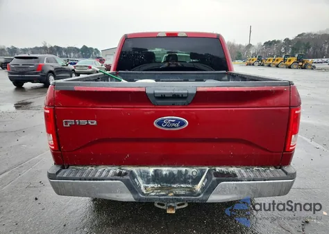2016 Ford F150 Supercrew из США, поврежденный, VIN 1FTEW1CG7GFA22376